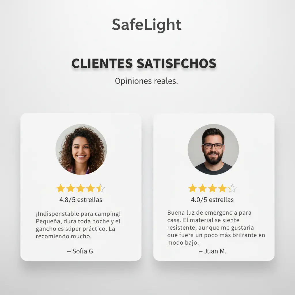 SafeLight Lampara a prueba de GOLPES I OFERTA 2X1