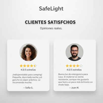 SafeLight Lampara a prueba de GOLPES I OFERTA 2X1
