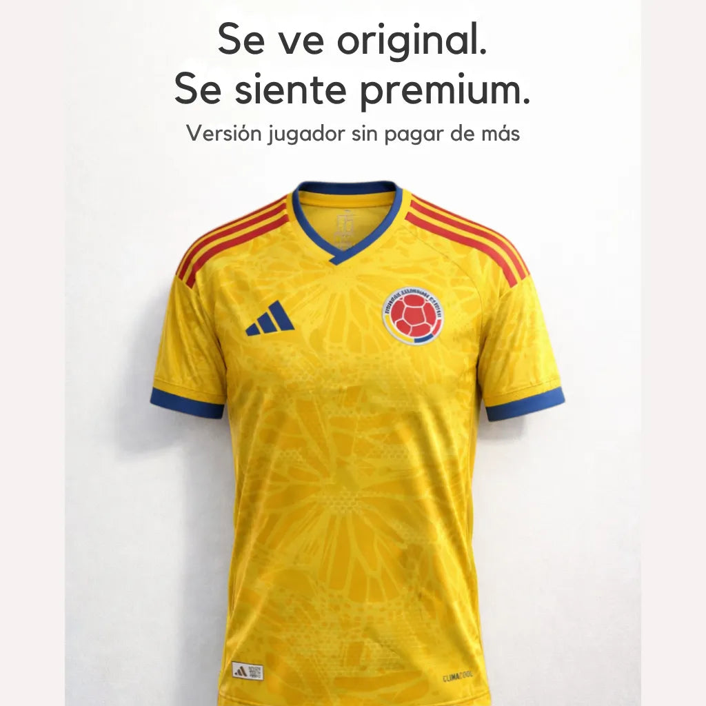 Camiseta Selección Colombia - Tipo Jugador | Siéntete jugador de la Selección… sin pagar precio de estrella